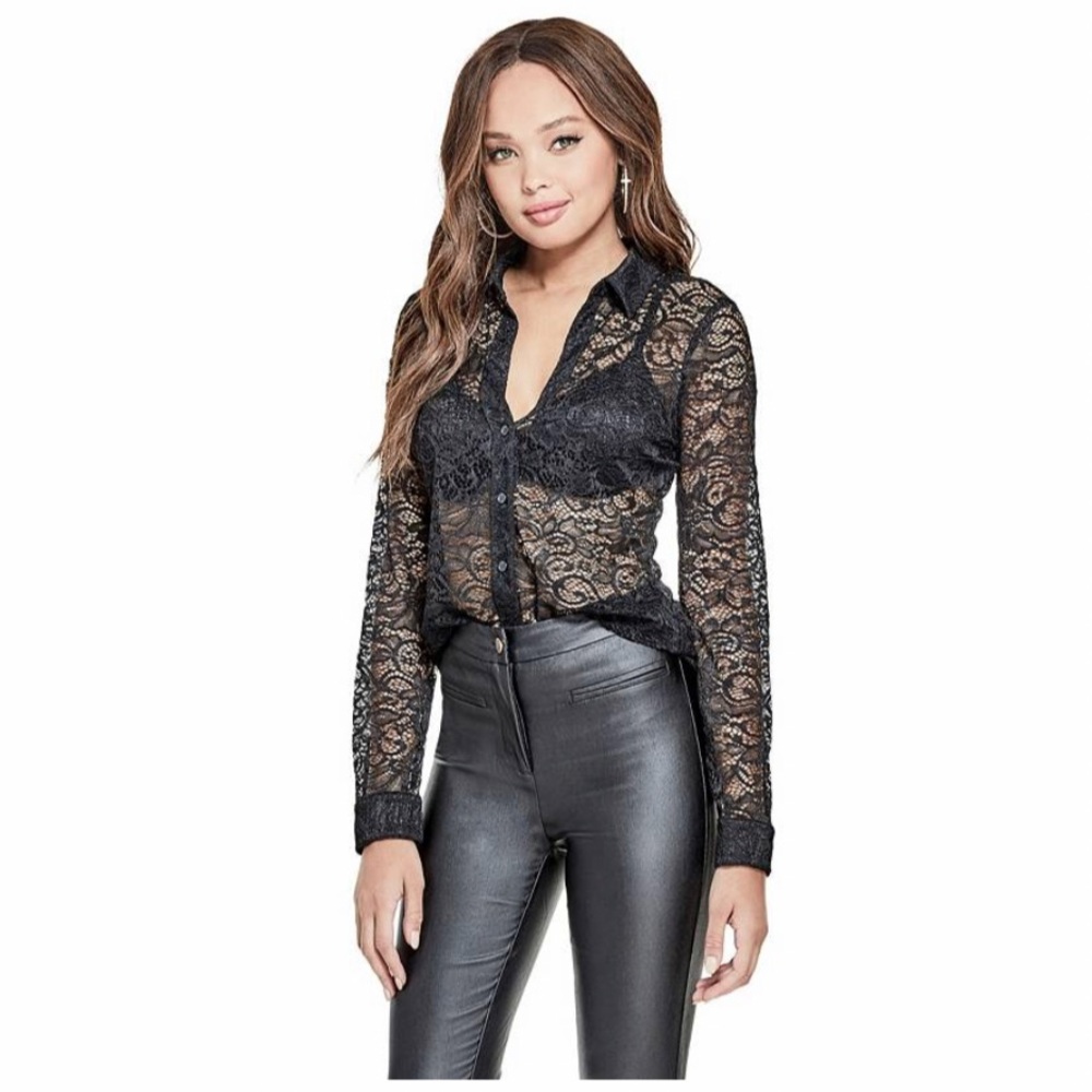 See-through blouse